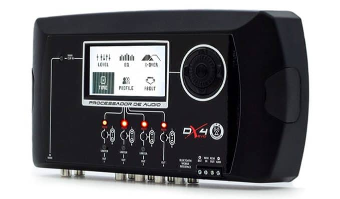 Processador de Áudio JFA DX3 | DX4 | DX5 EVO Digital com bluetooth 6 processador de audio digital jfa dx4 2