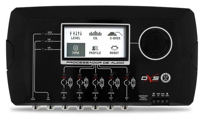 Processador de Áudio JFA DX3 | DX4 | DX5 EVO Digital com bluetooth 8 processador de audio digital jfa dx5