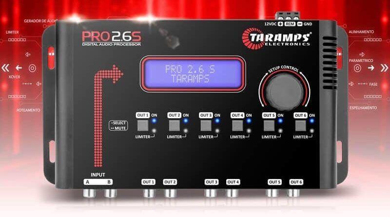 Processeur Audio Numérique Taramps PRO 2.6S - Crossover 2 Entrées / 6 Sorties - Neuf, Fabriqué Au Brésil