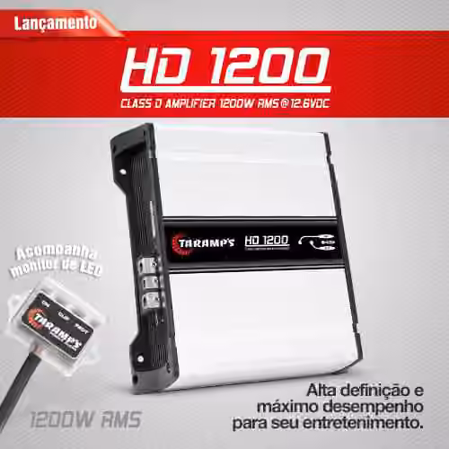 Amplificador Taramps HD1200 1